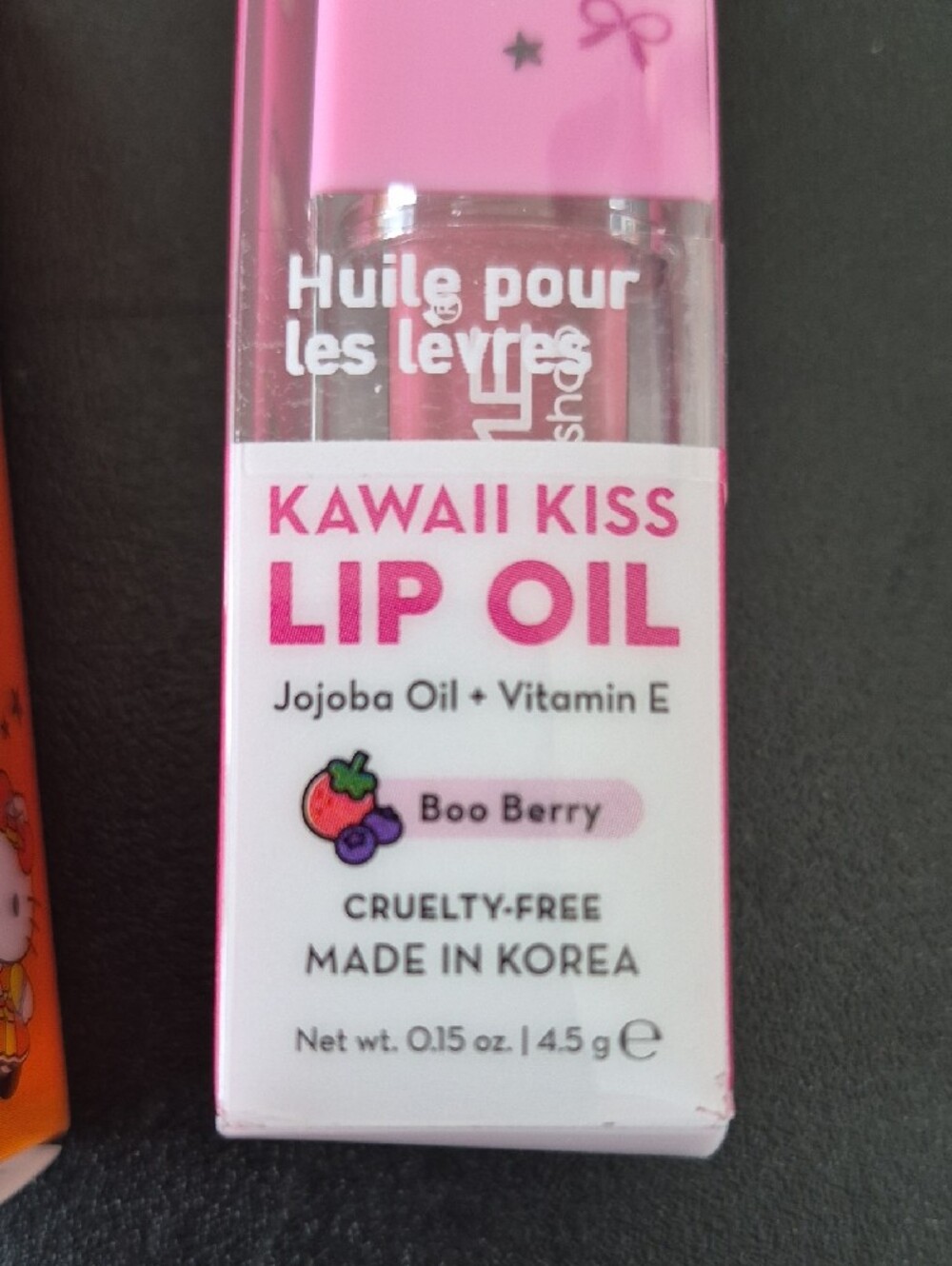 THE CREME Kawaii Kiss Lip Oil — Pink & Orange Set Of 2 - Picture 4 of 9